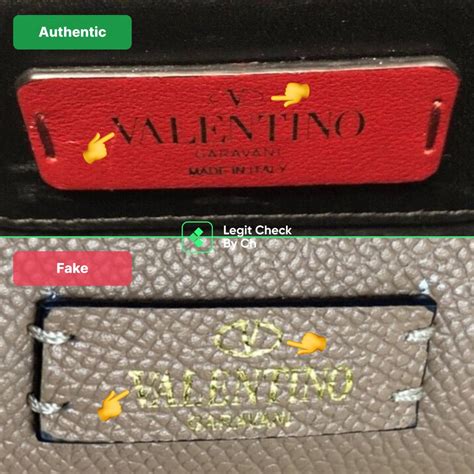 real vs fake valentino bag|authentic valentino bag.